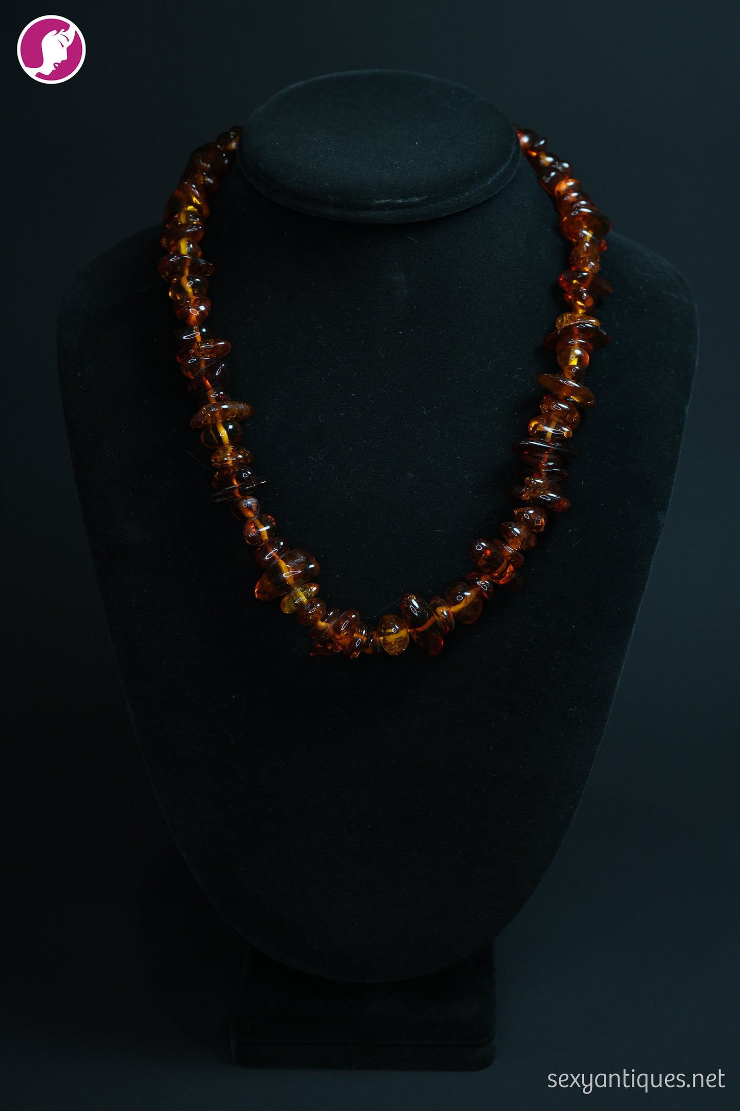 Vintage Baltic Amber Double Strand Necklace