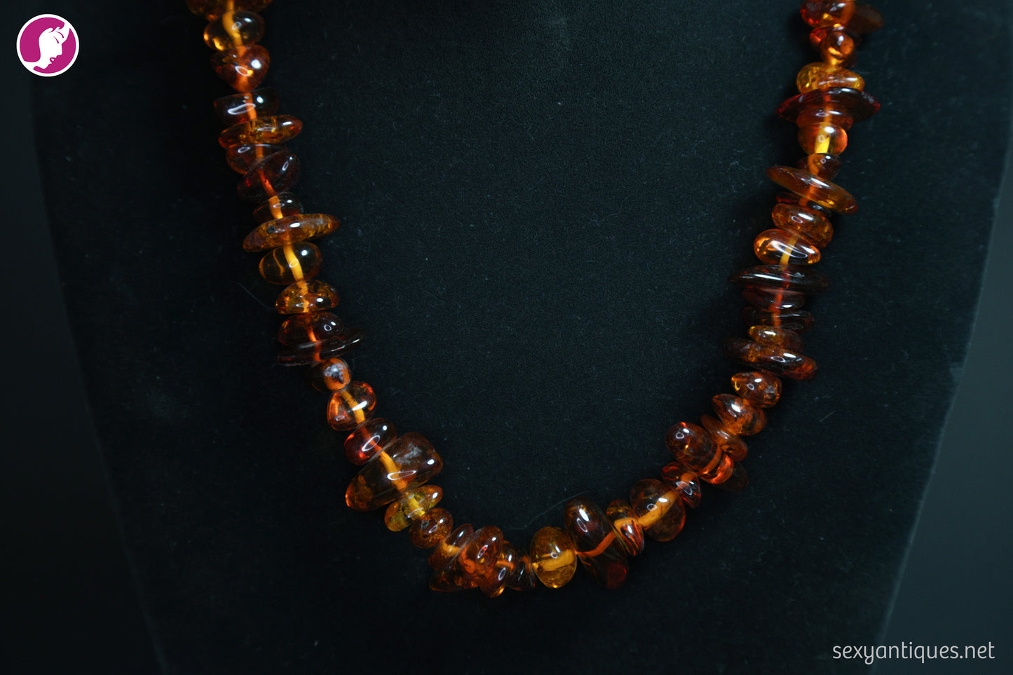 Vintage Baltic Amber Double Strand Necklace