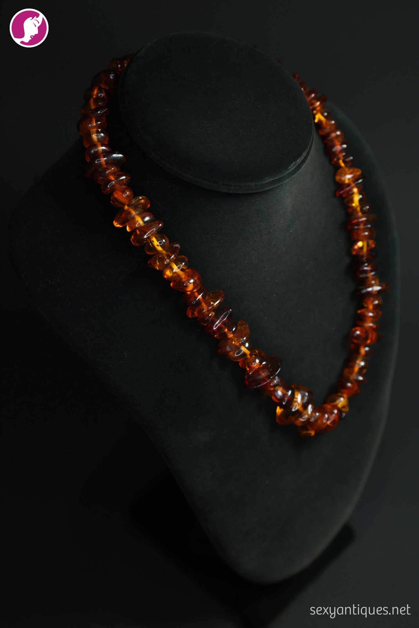 Vintage Baltic Amber Double Strand Necklace